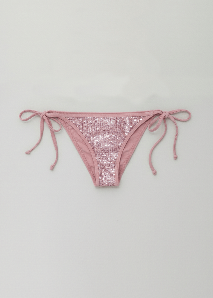 Makai Pink Tie-Side Bikini Bottom