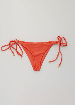 Moana Light Coral Tie-Side Bikini Bottom