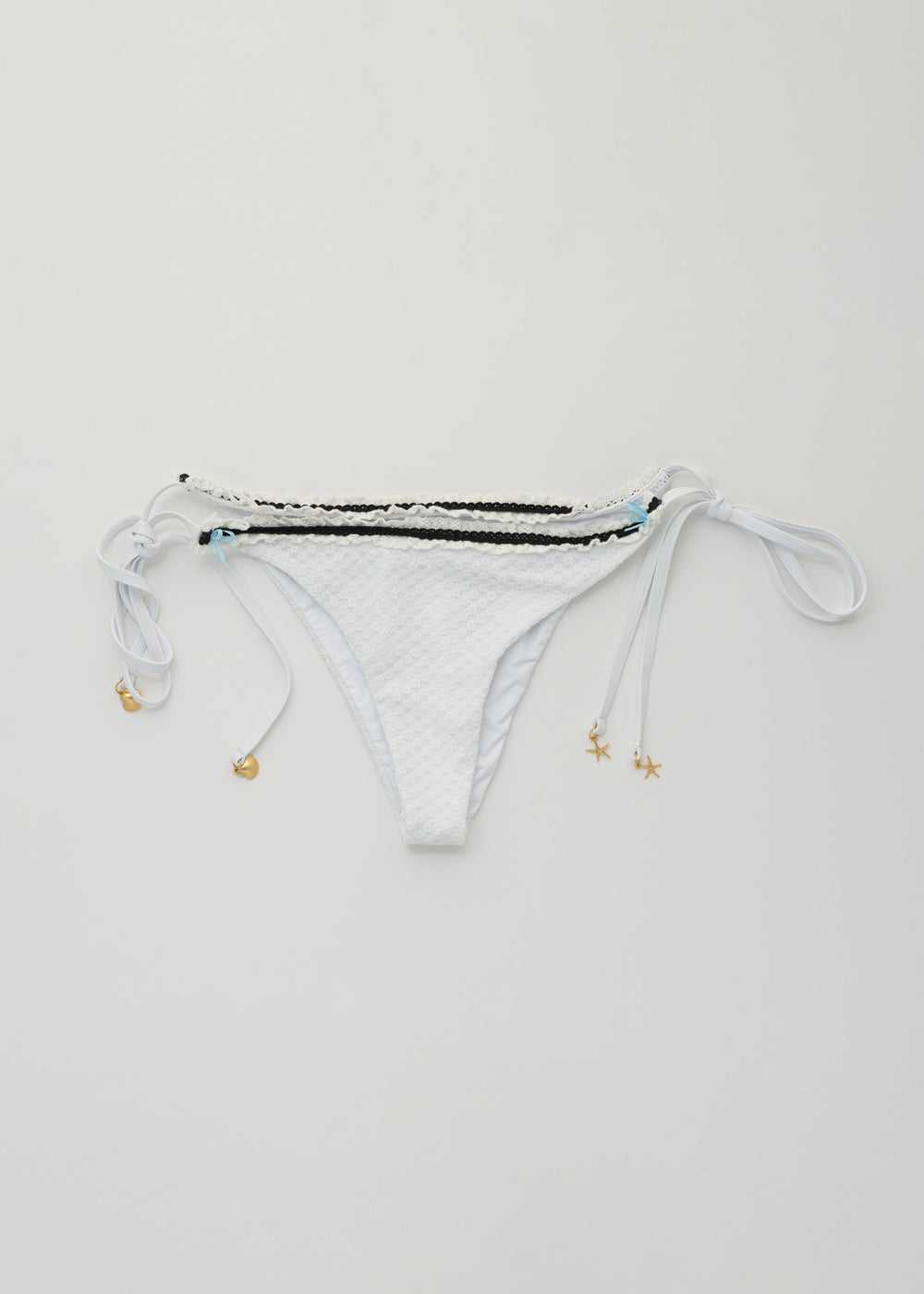 Nalu White Bikini Bottom